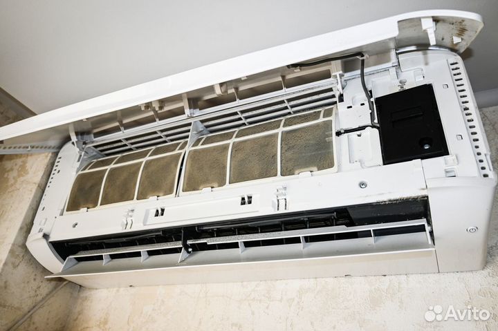 Чистка сплит систем, ремонт сплит систем, заправка