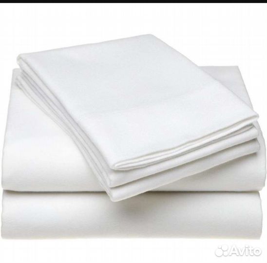 Постельное белье 1.5 новое белое бязь гост