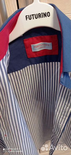 Детская нарядная рубашка 116-122