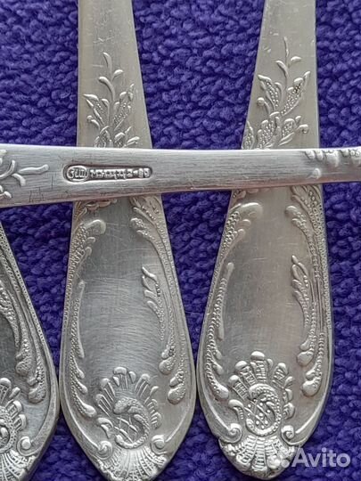 Вилки ложки мельхиор 