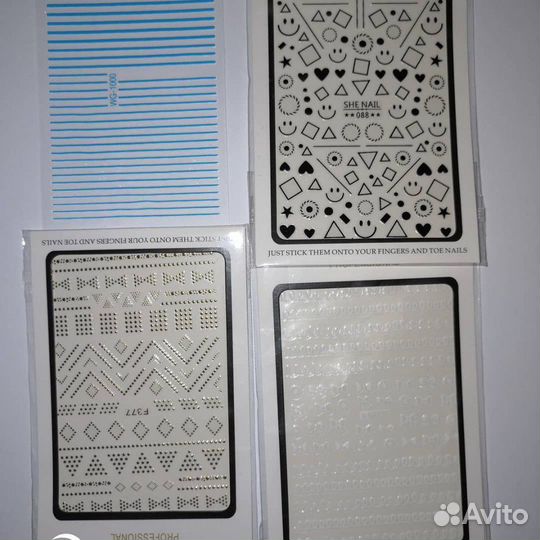 Наклейки. 2D для дизайна ногтей