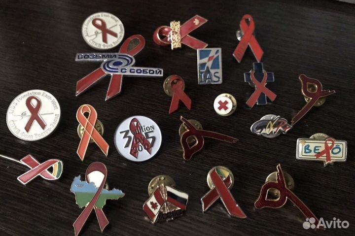 Значки СССР Ленин красная лента и другие