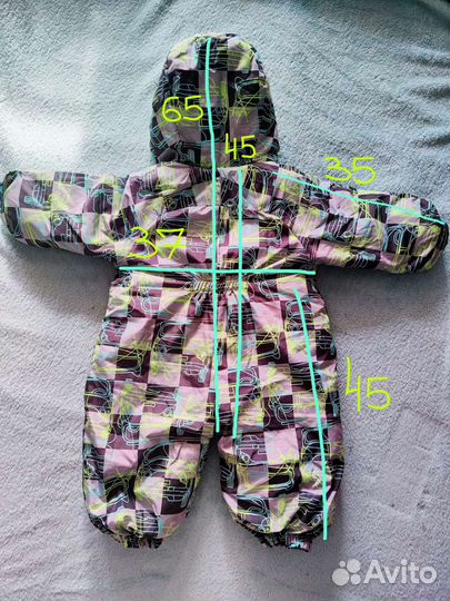 Зимний комбинезон 9-12 мес