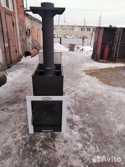 Банная печь Эконом 700 мм с выносом под топку