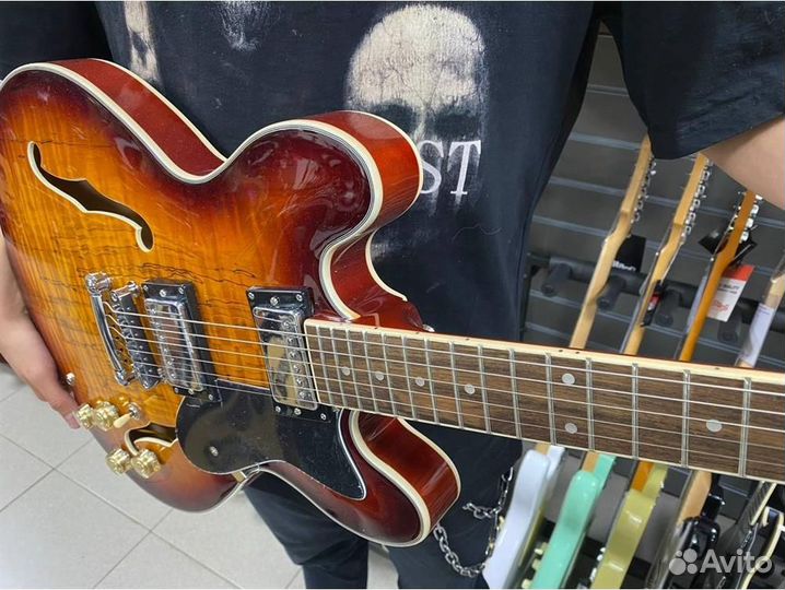 Root Note ES601-BNS - полуакустическая арктоп, сан