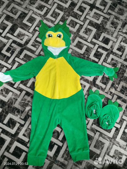 Новогодний костюм дракоша