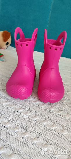 Сапоги резиновые детские crocs 22 р (С 6)