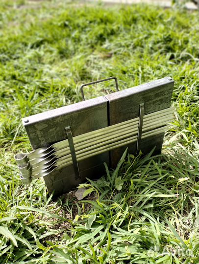 Мангал складной с шампурами