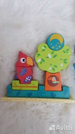 Раоазвивающие деревянные игрушки новые