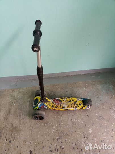 Самокат детский трехколесный бу
