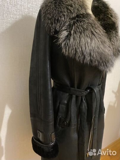 Дубленка натуральная женская 46 48 размер