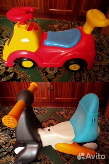 Каталка беговел от года (машинка, мотоцикл)