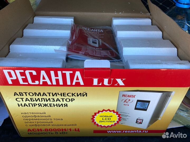 Стабилизатор напряжения ресанта асн-8000Н/1-Ц