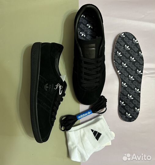 Кроссовки мужские adidas Gazelle Bali Total black