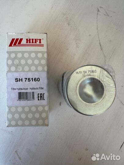 Фильтр гидравлический sh75160 HiFi Filter