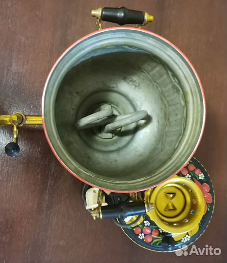 Самовар СССР расписной под Гжель