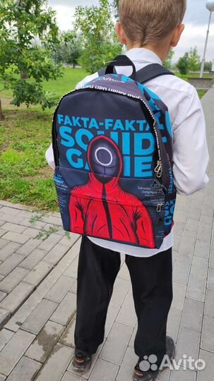 Рюкзак школьный новый игра в кальмара