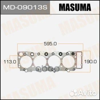 Прокладка гбц isuzu 4HF1 MD09013S Masuma