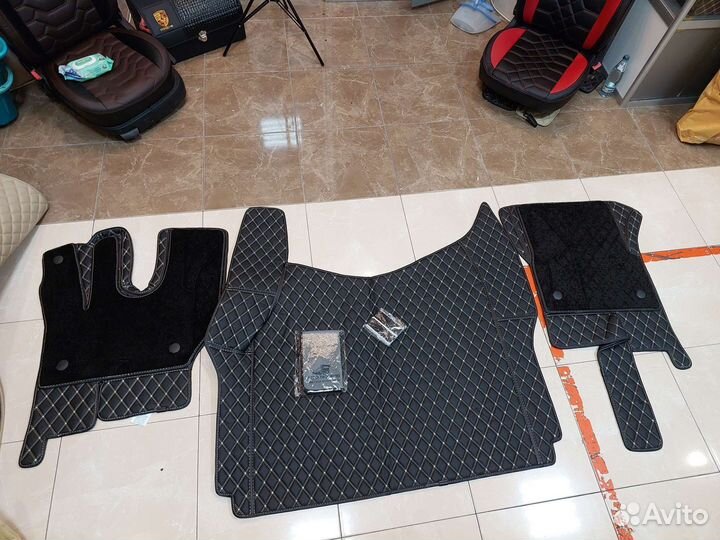 3d коврики из экокожи Renault T series до 2021
