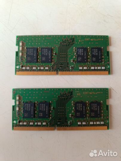 Озу для ноутбука sodimm samsung 2шт ddr3 по 8Gb 16