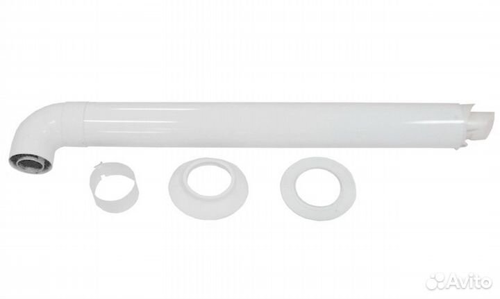 Труба коаксиальная с коленом 60/100 рр vaillant, 3