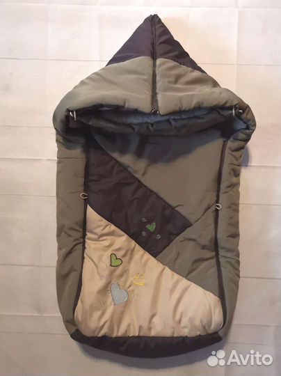 Меховой конверт в коляску, санки Oldos