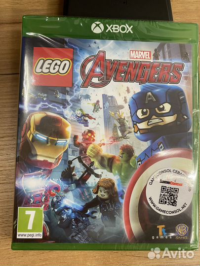 Lego Marvel Мстители диск для Xbox новый