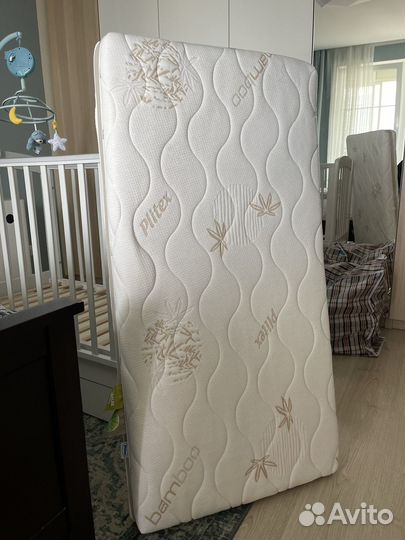 Матрас детский plitex bamboo 120*60 чистый