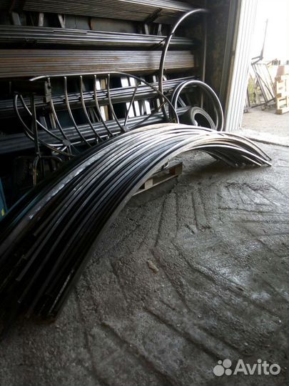 Гибка вальцовка круглой и профильной трубы полосы