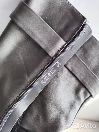 Сапоги женские кожаные 37