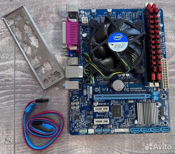 Материнская плата 1155 / intel g2130 / 4gb ddr3