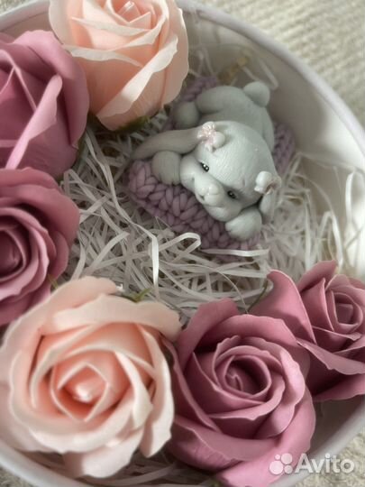 Розы из мыла, подарочный набор