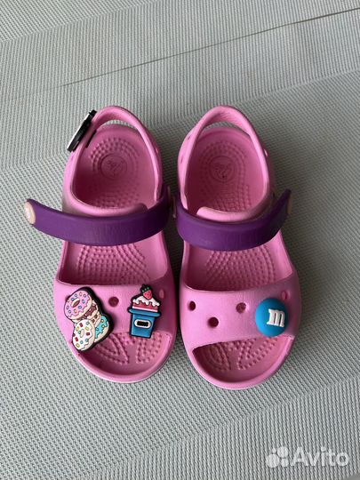 Crocs c7 босоножки сандали детские