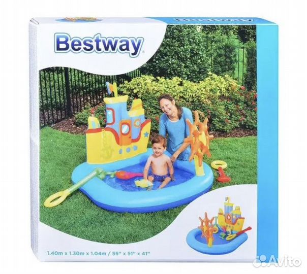 Новый Надувной бассейн, игровой центр bestway