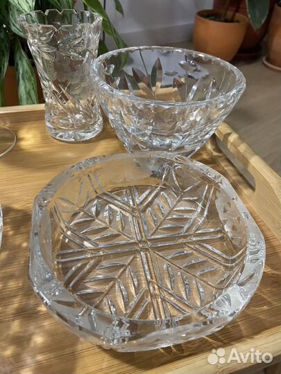 Хрусталь стекло салатники СССР