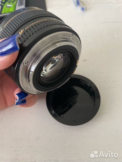 Объектив canon 50mm 1 4
