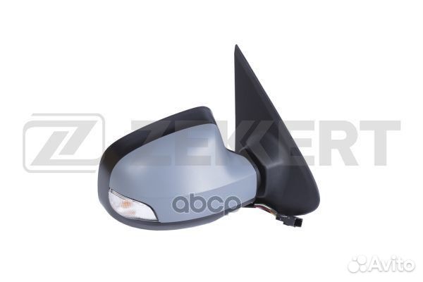 Зеркало в сборе правое / грунтованное / выпукло