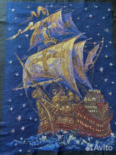 Картина вышитая крестом