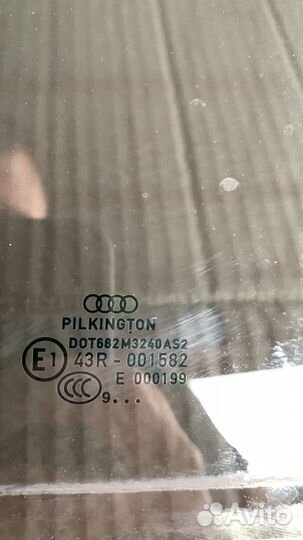 Стекло заднее П тонировованное Audi A4 B8 седан