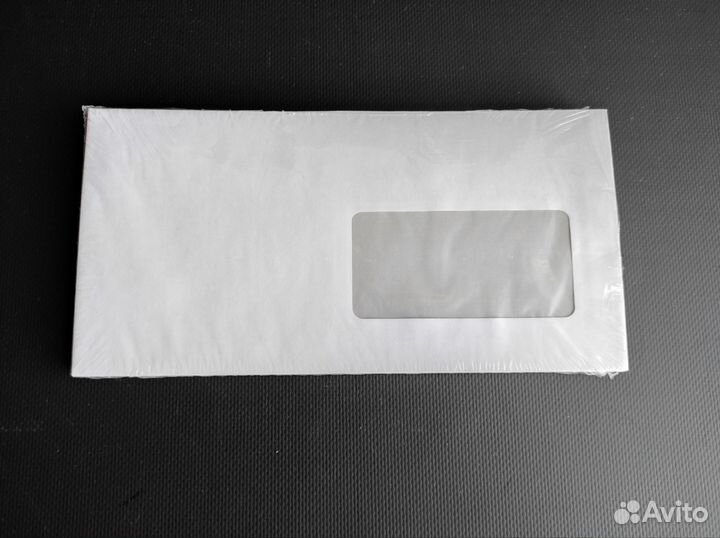 25 евроконвертов с окном