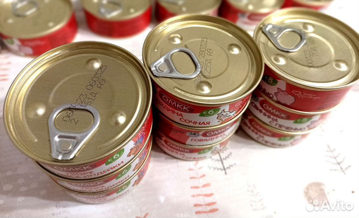 Детское мясное пюре натуральное