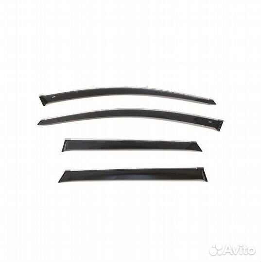 Дефлекторы окон с хромом Hyundai ix35 2010-2015