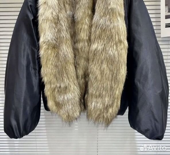 Архивный бомбер / шуба archive opium y2k