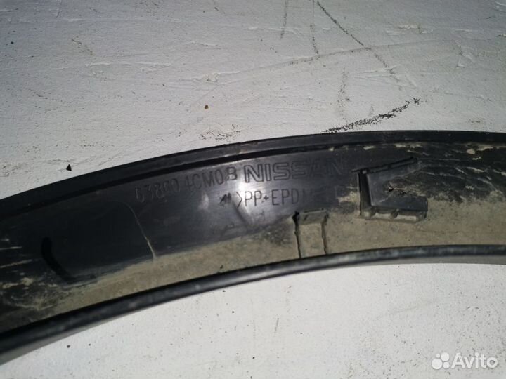 Расширитель крыла переднего правого nissan X-trail