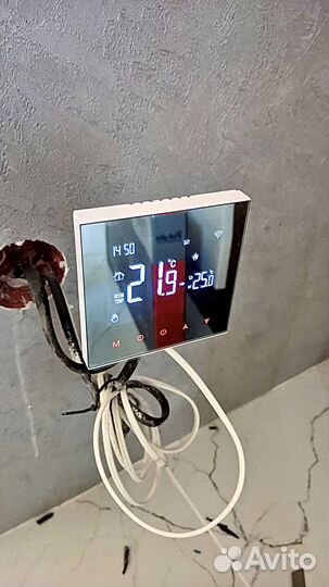 Умный зеркальный терморегулятор 16А и Алиса с WiFi