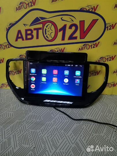 Android магнитола hyundai Solaris все года