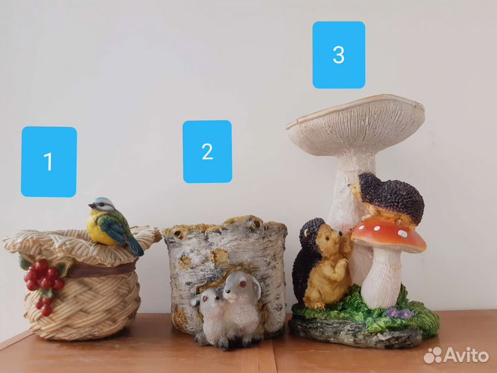 Кашпо для цветов и скульптура 