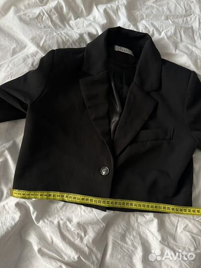 Костюм женский укороченный пиджак + брюки