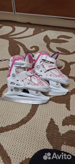 Коньки детские раздвижные р 27 30