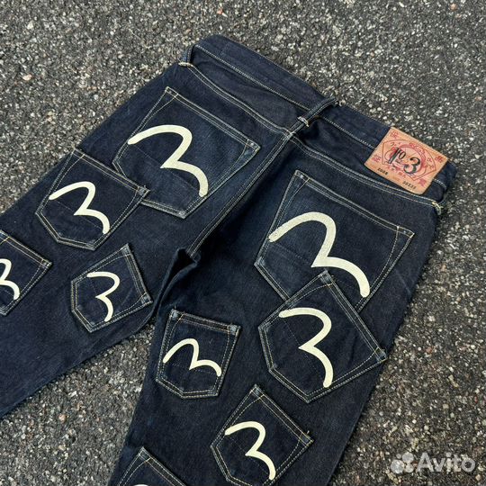 Джинсы Evisu Multipocket